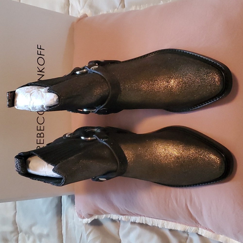 NWB Rebecca Minkoff Jet Chelsea Biker Boot